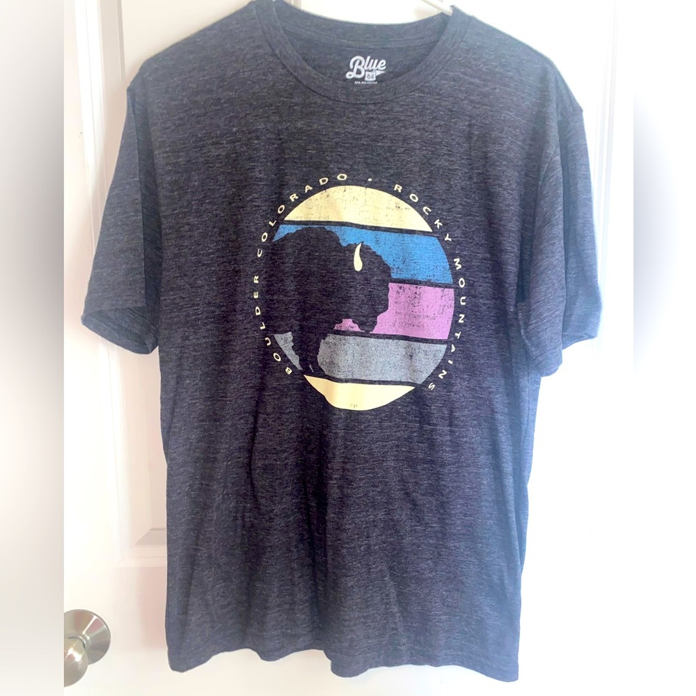 Boulder Colorado Gray T Shirt - Size S